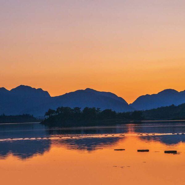 Sunset at Loch Levin