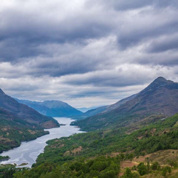 Looking along Loch Levin