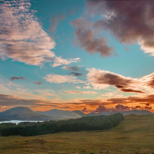 Bridge of Orchy Sunset views