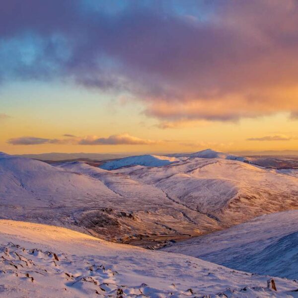 Snowy Mountains in Cairnwell