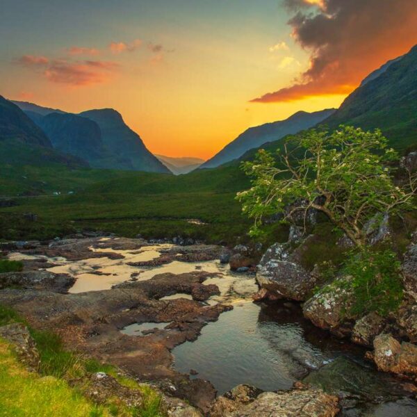 Three Sisters of Glen Coe - Summer Solstice