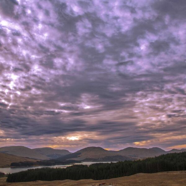 Loch Tulla viewpoint shot