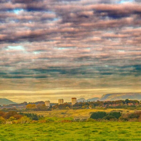 View of Ben Lomond and Campsie Fells