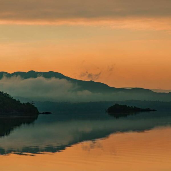 Sunrise overlooking Conic hill