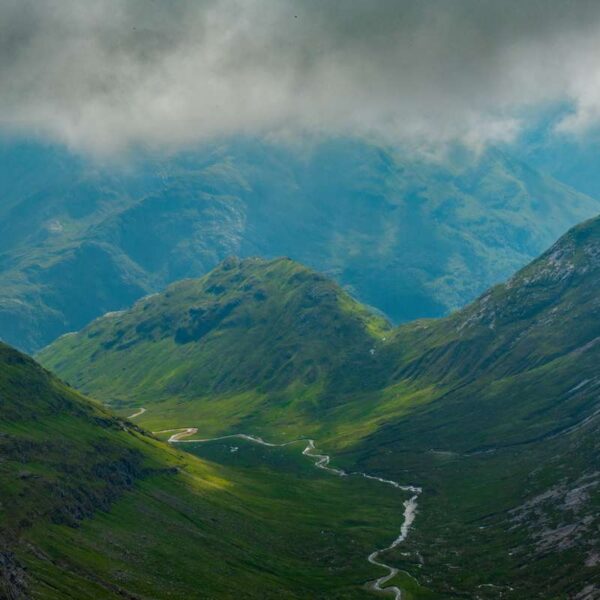 Dramatic views of Glen Nevis