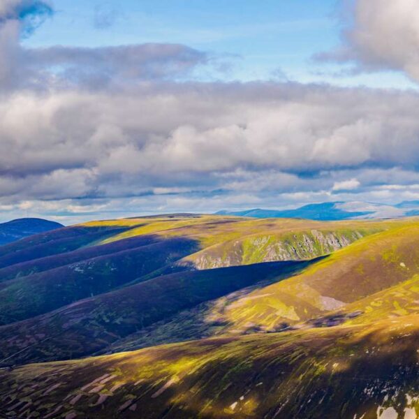 Steep corries of Drumochter Pass