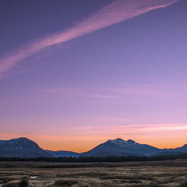 Beautiful sunset colours