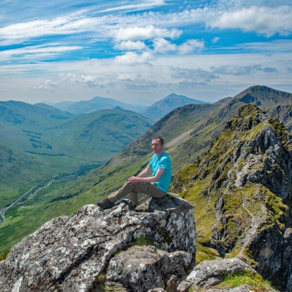 100th on Aonach Eagach