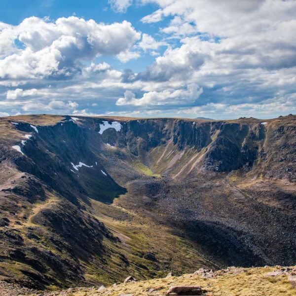 Dramatic cliffs of Beinn a Bhuird