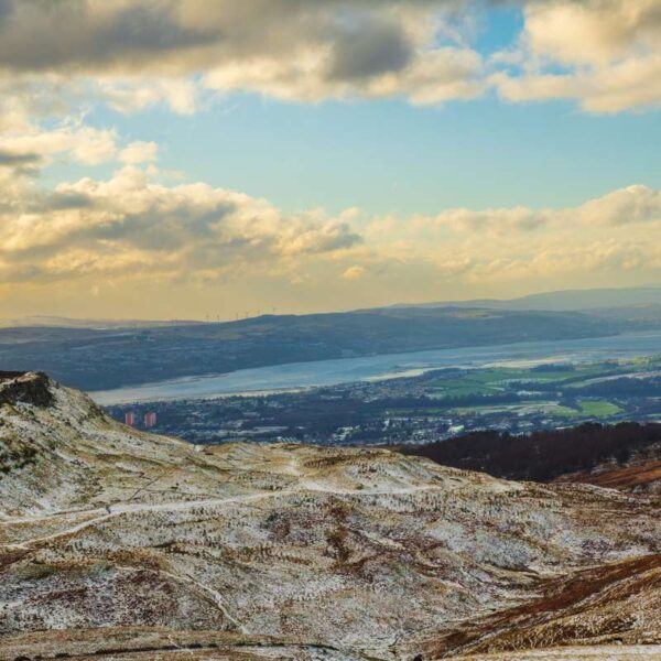 Lang Craigs overlooking the Firth of Clyde