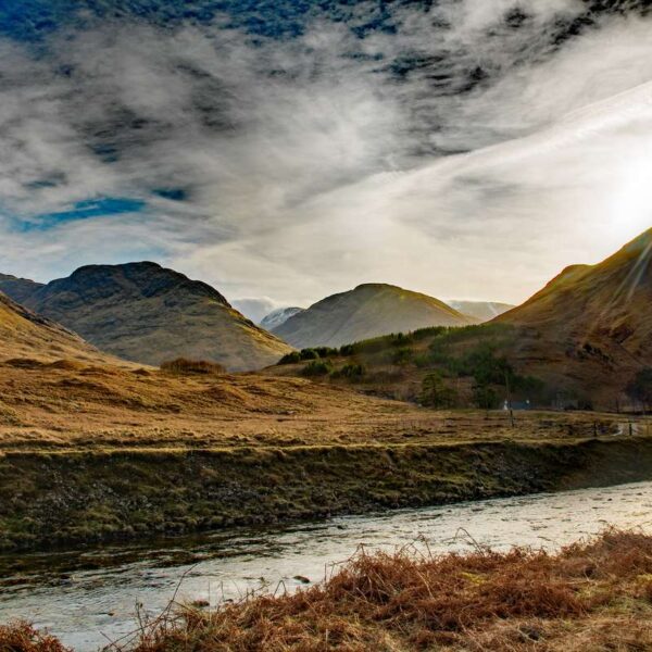 Glen Etive landscape scenery