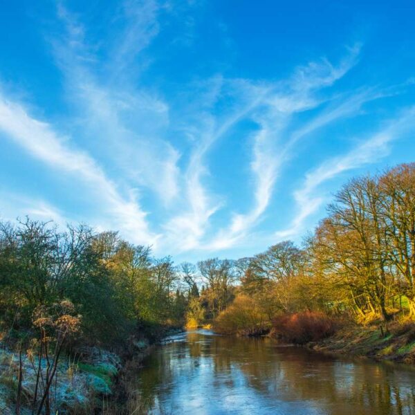 River Kelvin cloud formations