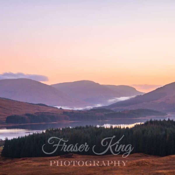 Bridge of Orchy Sunset capture shot