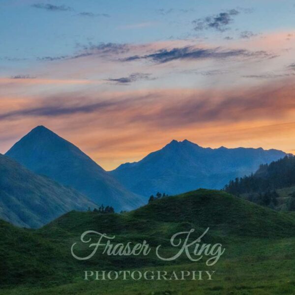 Saddle and Faochag sunset