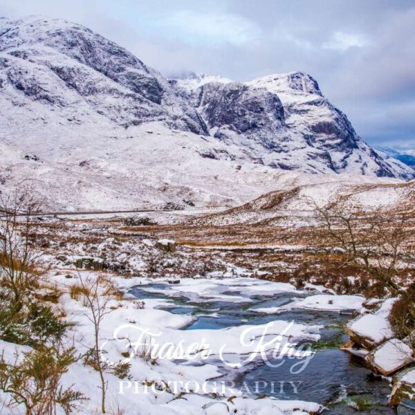 Snowy Three Sisters Of Glen Coe