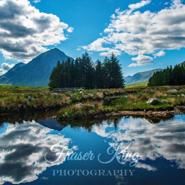 Buachaille Etive Mor with cloud reflections